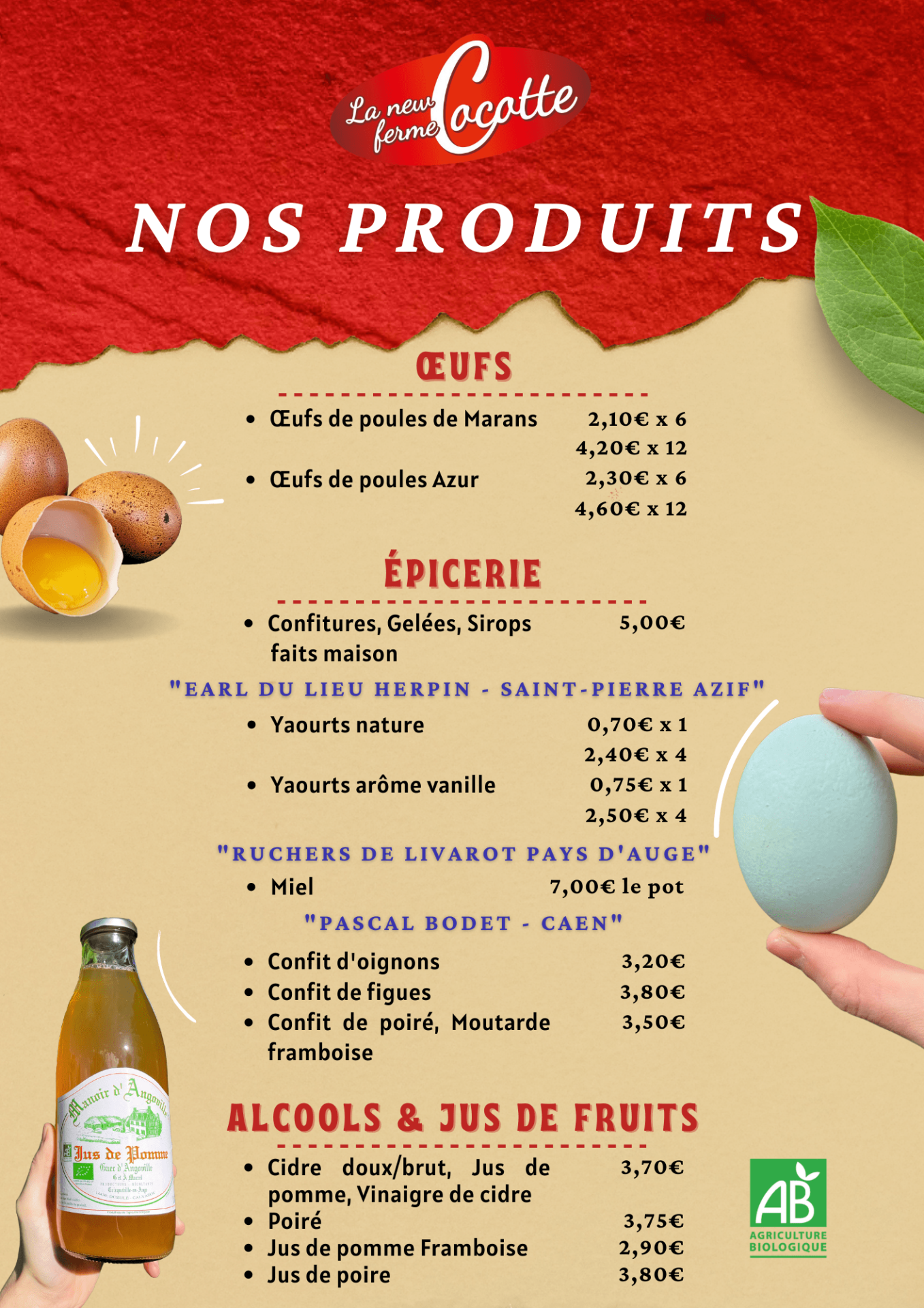 PRODUITS LNFC