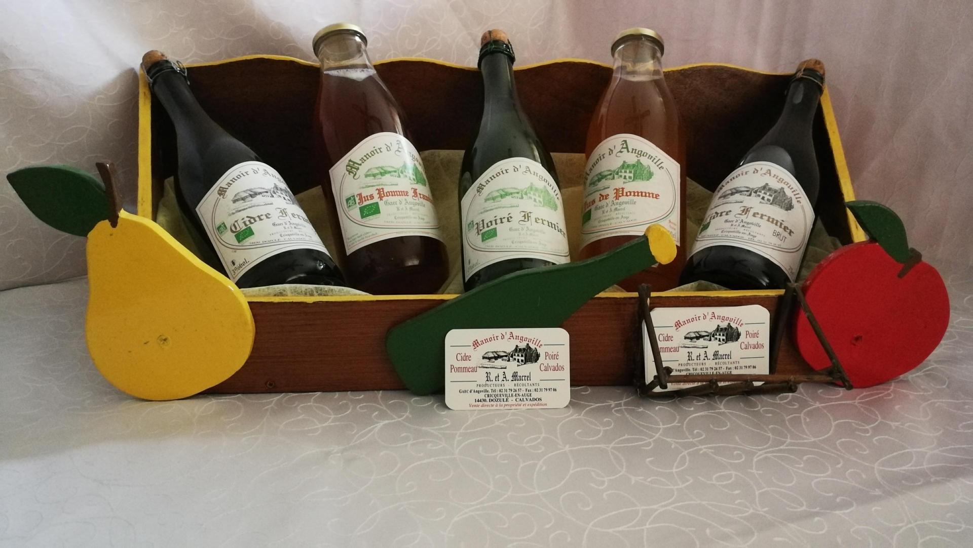 Les produits cidricoles du Manoir d'Angoville