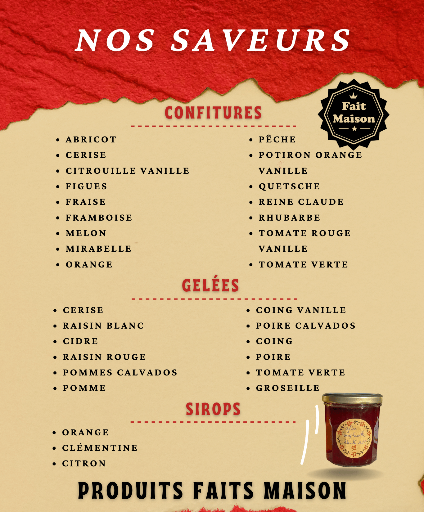 NOS SAVEURS